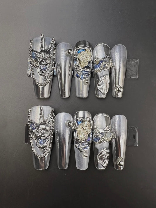 Angry Rabbit: Express Yourself with Shades of Dark Cool Elegance